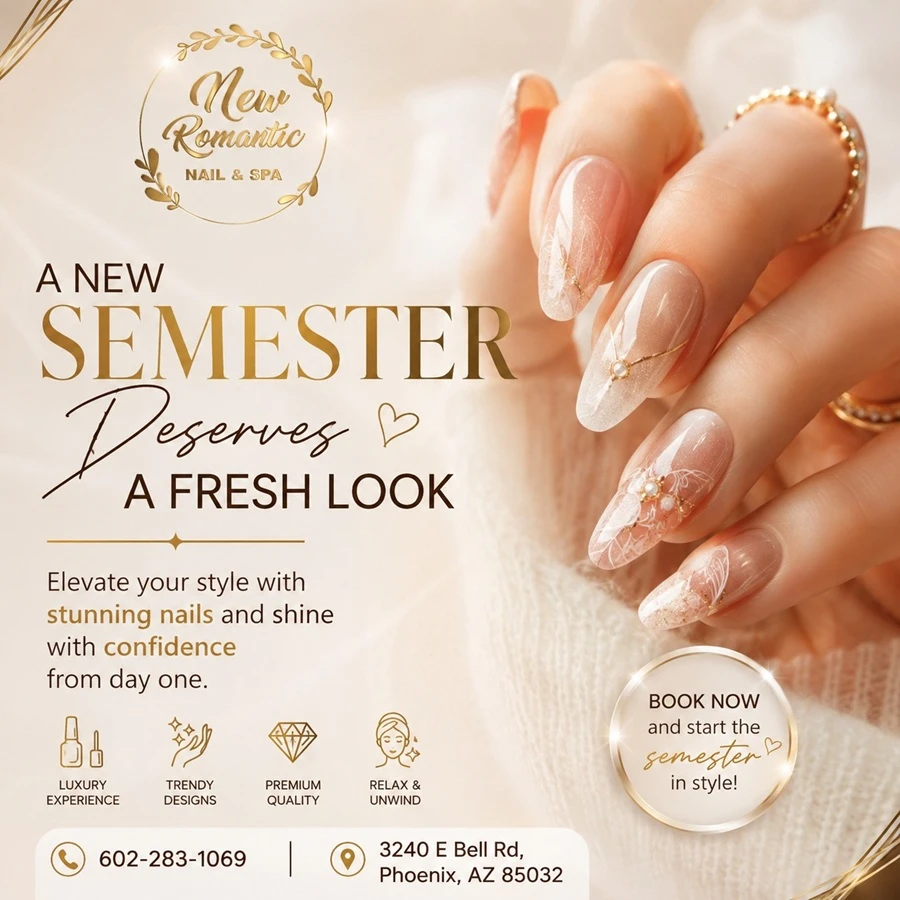 New Romantic Nail Salon & Spa in Phoenix, AZ 85032